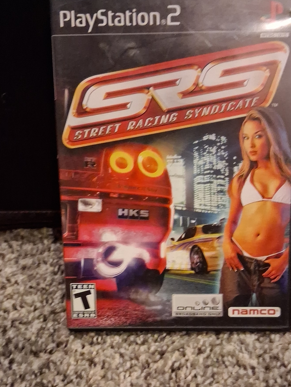 Sony PlayStation 2 Street Racing Syndicate – Black & Red Cover Art